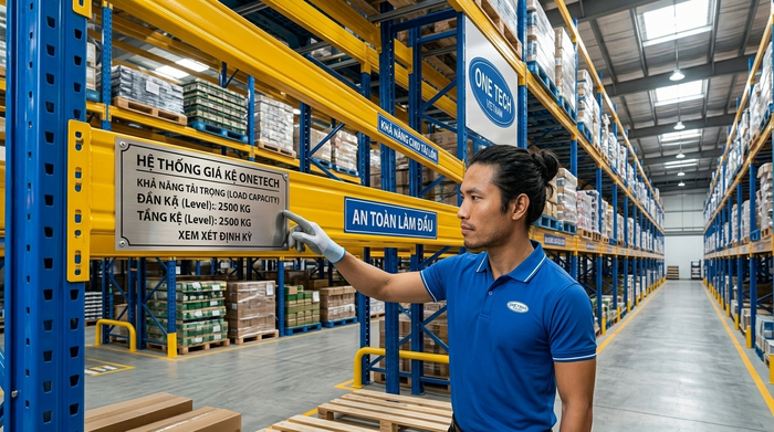 Lưu ý an toàn khi vận hành kệ pallet trong kho Kiểm tra an toàn khi sử dụng kệ pallet Hà Tĩnh