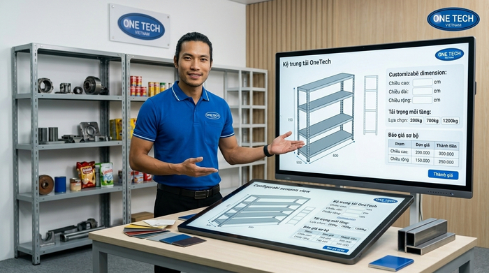 Báo giá kệ trung tải Hà Tĩnh theo kích thước và tải trọng