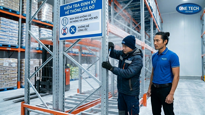 Bảo trì kệ kho lạnh Hà Tĩnh Bảo trì kệ kho lạnh Hà Tĩnh để đảm bảo an toàn tải trọng