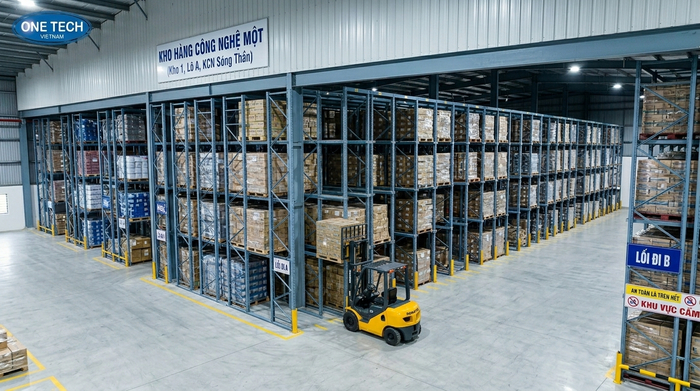 Kệ drive in Hà Tĩnh trong kho chứa pallet tải trọng nặng