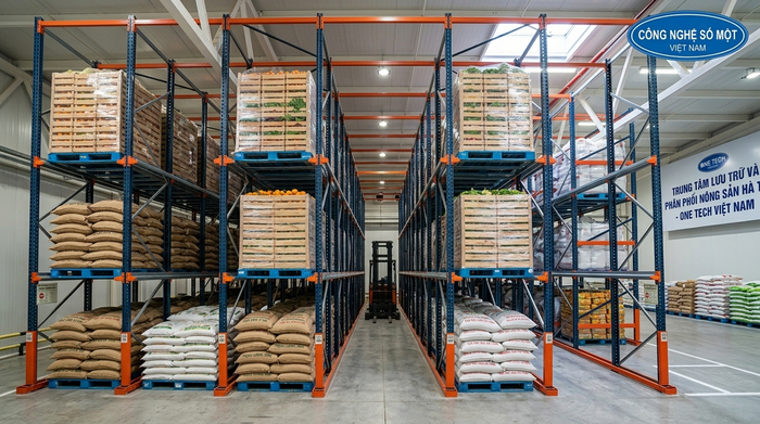 Kệ drive in cho kho nông sản đóng pallet tại Hà Tĩnh