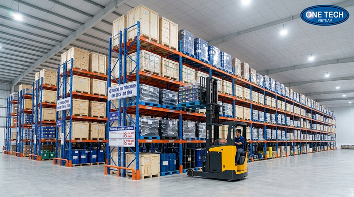 Kệ pallet Hà Tĩnh cho kho công nghiệp chịu tải cao Hệ thống kệ pallet Hà Tĩnh trong kho công nghiệp
