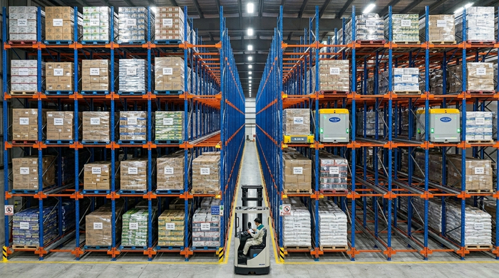 Tổng quan hệ thống kệ Radio Shuttle Hà Tĩnh trong kho pallet mật độ cao