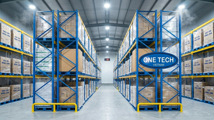 Kệ Selective kho lạnh Hà Tĩnh Kệ kho lạnh Selective cho pallet hàng đông lạnh tại Hà Tĩnh