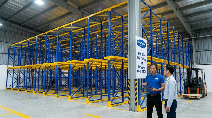 Nghiệm thu hệ thống kệ drive in sau lắp đặt