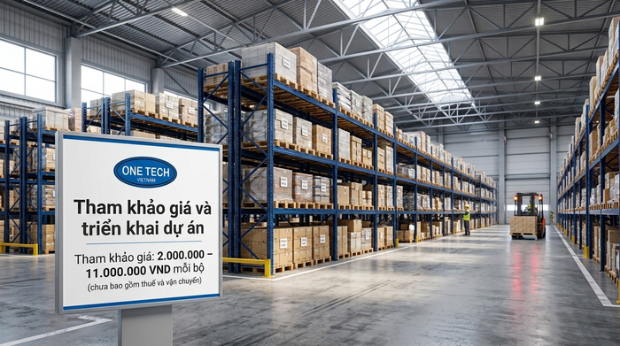Bảng báo giá tham khảo kệ kho hàng công nghiệp tại nhà máy