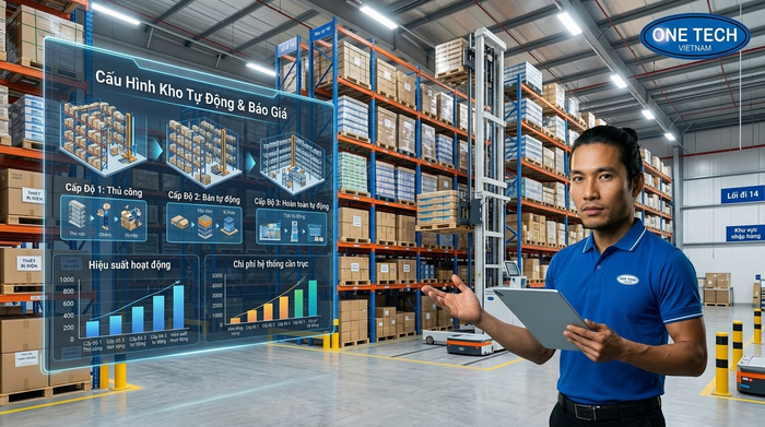 Báo giá Stacker-Crane Hà Tĩnh theo cấu hình kho và mức độ tự động hóa
