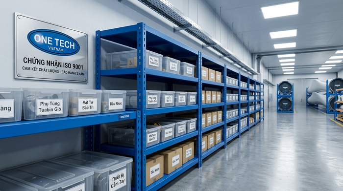 Chứng nhận chất lượng ISO của kệ sắt OneTech
