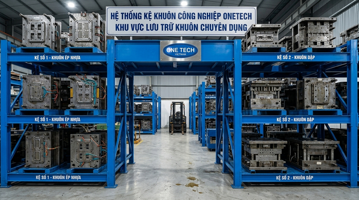 Kệ Khuôn Hà Tĩnh cho kho cơ khí và khuôn mẫu Kệ Khuôn Hà Tĩnh trong kho cơ khí dùng để lưu trữ khuôn mẫu nặng
