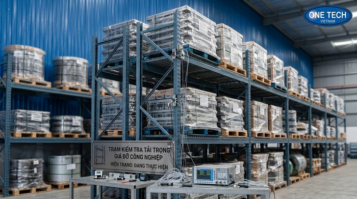 Kiểm tra tải trọng kệ kho chịu tải nặng Hà Tĩnh trước bàn giao