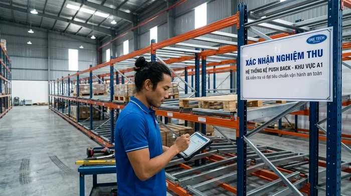 Bảo trì Kệ Push Back Hà Tĩnh định kỳ Bảo trì định kỳ Kệ Push Back Hà Tĩnh trong kho công nghiệp