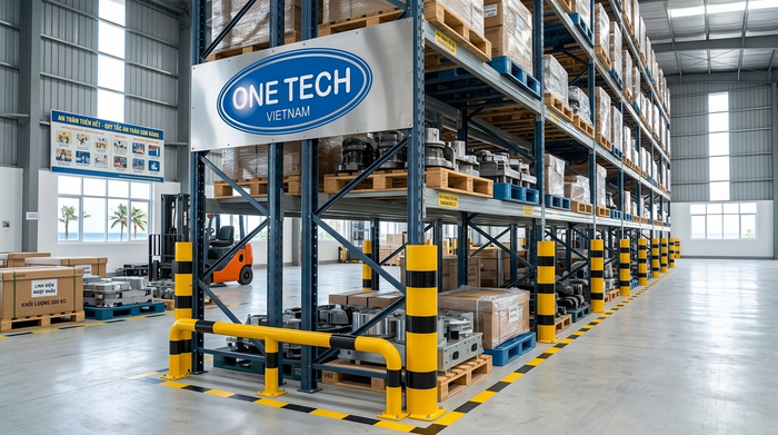 Phụ kiện an toàn cho kệ kho thông minh Hà Tĩnh Phụ kiện bảo vệ chân trụ và thanh chắn an toàn kệ kho Hà Tĩnh