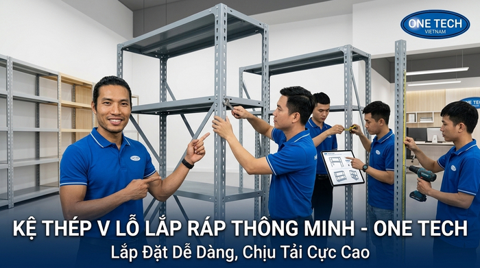 Đội ngũ kỹ thuật lắp đặt kệ sắt chuyên nghiệp