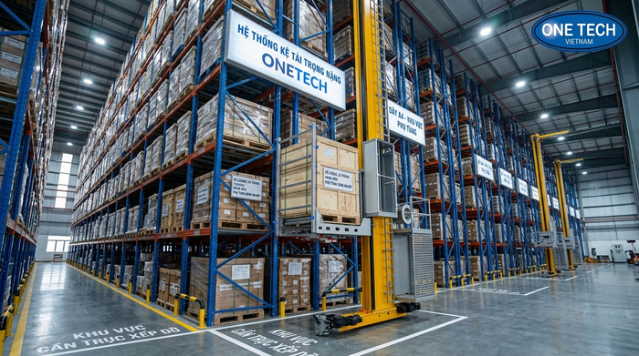 Stacker-Crane Hà Tĩnh trong hệ thống kho tự động ASRS