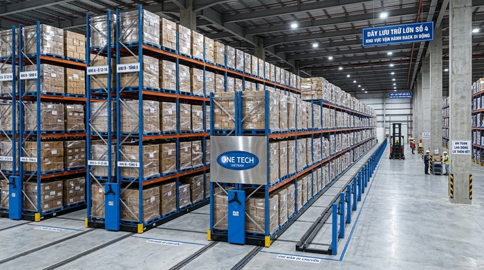 Ứng dụng kệ kho di động cho kho pallet Ứng dụng kệ kho di động cho kho pallet hàng hóa tải trọng lớn