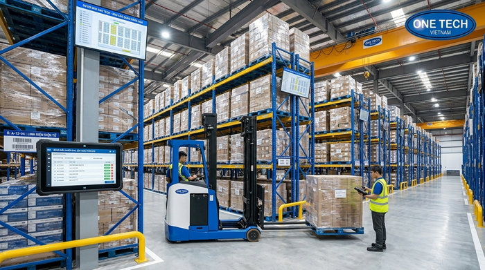 WMS cho kệ kho thông minh tại Hà Tĩnh Hệ thống quản lý kho WMS kết hợp kệ kho thông minh Hà Tĩnh