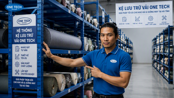 Kệ để vải Hà Tĩnh trong kho may mặc Kệ để vải Hà Tĩnh cho kho may mặc và kho phụ liệu