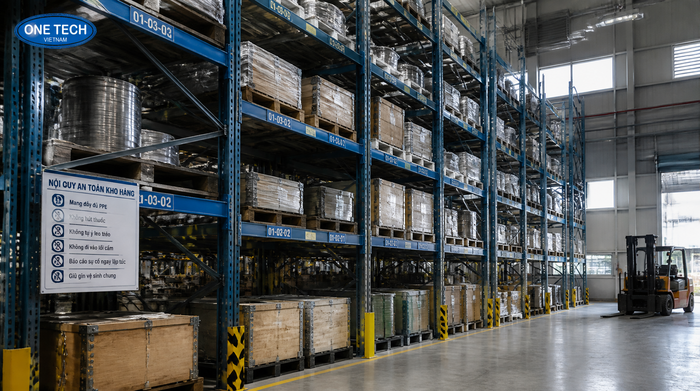 Kệ pallet tải nặng cho kho công nghiệp khu vực Vũng Áng Hà Tĩnh