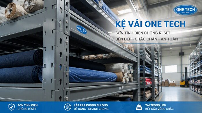 Sơn tĩnh điện kệ kho vải Hà Tĩnh Bề mặt sơn tĩnh điện chống rỉ cho kệ kho vải tại Hà Tĩnh