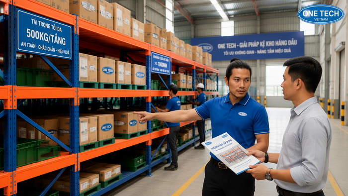 Bàn giao hệ thống kệ trung tải cho kho Hà Tĩnh Bàn giao kệ trung tải giá rẻ Hà Tĩnh sau khi lắp đặt