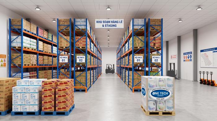 Kệ pallet selective cho kho hàng FMCG Hà Tĩnh Kệ pallet selective cho kho FMCG nhiều mã hàng tại Hà Tĩnh